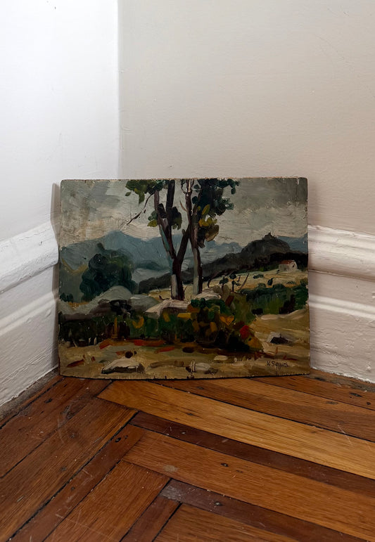 Small Spanish Landscape Painting