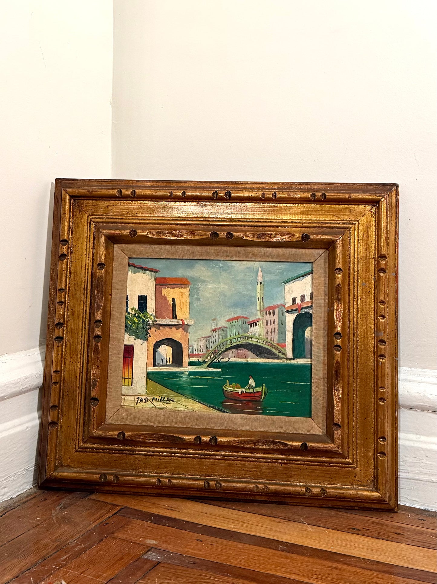 Signed Venetian Scene